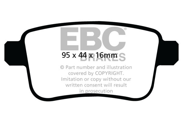 EBC Brakes Ultimax OE Replacement Brake Pad Set – DPX2034