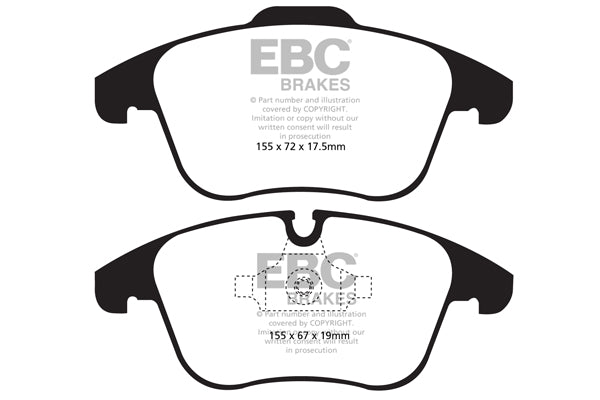 EBC Brakes Ultimax OE Replacement Brake Pad Set – DPX2040