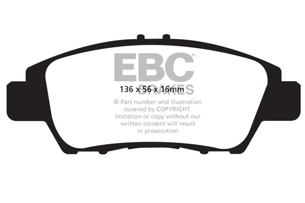 EBC Brakes Bundle – Front 262mm BSD Discs with Yellowstuff Pads – PD18KF119