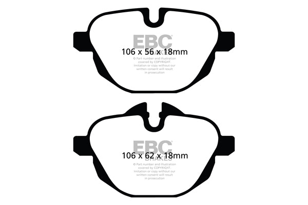 EBC Brakes Ultimax OE Replacement Brake Pad Set – DPX2047