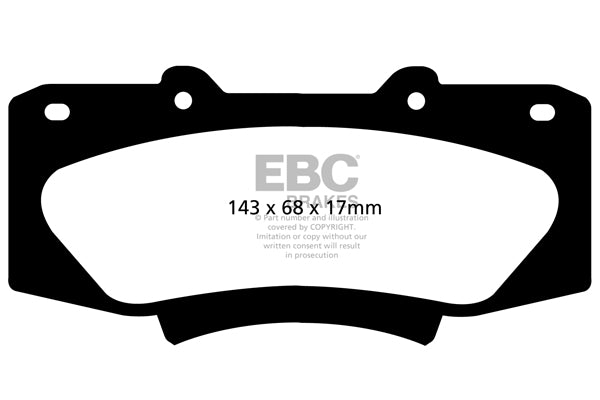 EBC Brakes Ultimax OE Replacement Brake Pad Set – DPX2054