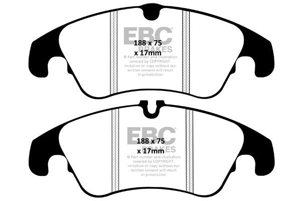EBC Brakes Bundle – Front 336mm BSD Discs with Bluestuff Pads – PD19KF1237