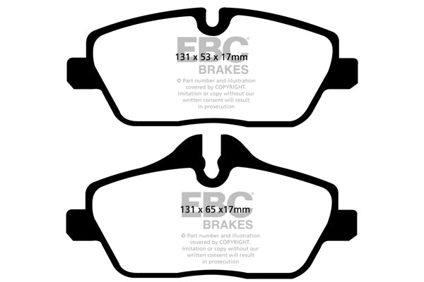 EBC Brakes Ultimax OE Replacement Brake Pad Set – DPX2056