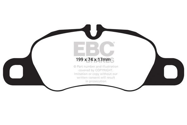 EBC Brakes Ultimax OE Replacement Brake Pad Set – DP817
