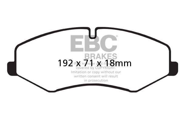 EBC Brakes Ultimax OE Replacement Brake Pad Set – DPX2060