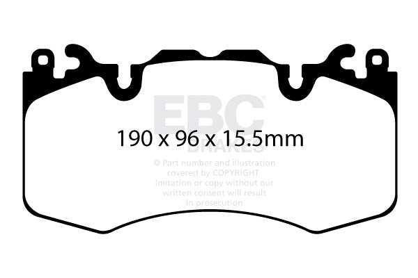 EBC Brakes Bundle Front 380mm GD Discs with Yellowstuff Pads PD13KF812 - Performance HQ - United Kingdom