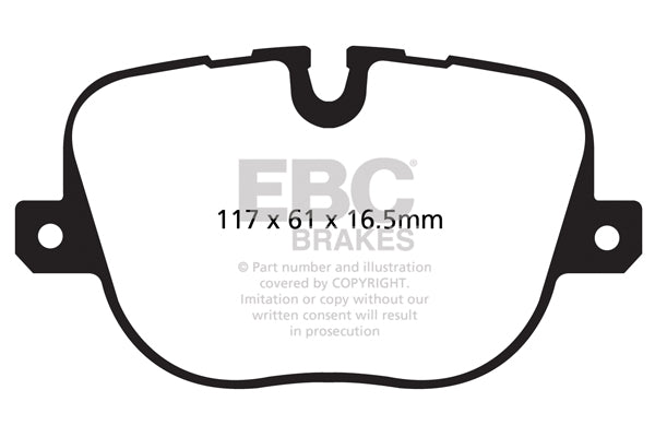 EBC Brakes Ultimax OE Replacement Brake Pad Set – DPX2068