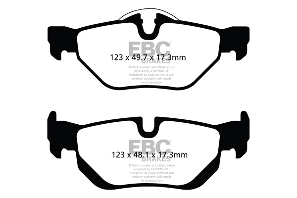 EBC Brakes Ultimax OE Replacement Brake Pad Set – DPX2069