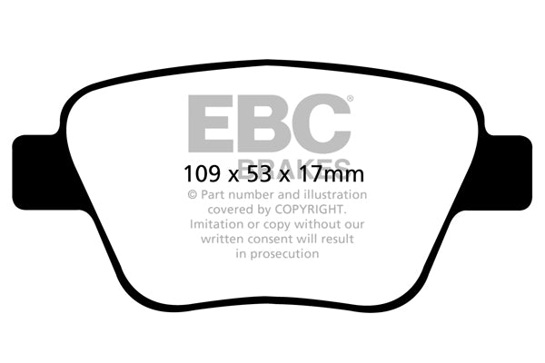 EBC Brakes Bundle – Rear 286mm BSD Discs with Yellowstuff Pads – PD18KR072