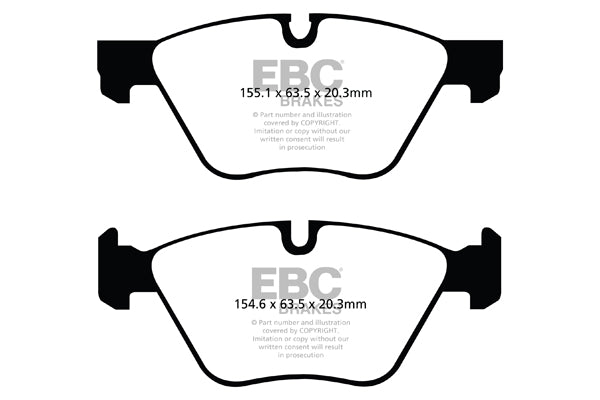 EBC Brakes Ultimax OE Replacement Brake Pad Set – DPX2077