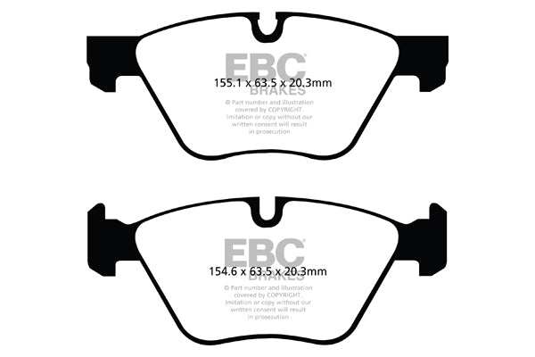 EBC Brakes Bundle Front 330mm USR Discs with Redstuff Pads PD07KF308 - Performance HQ - United Kingdom