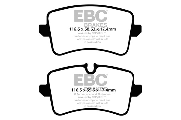 EBC Brakes Redstuff 3000 Series Sport Brake Pad Set – DP32082C