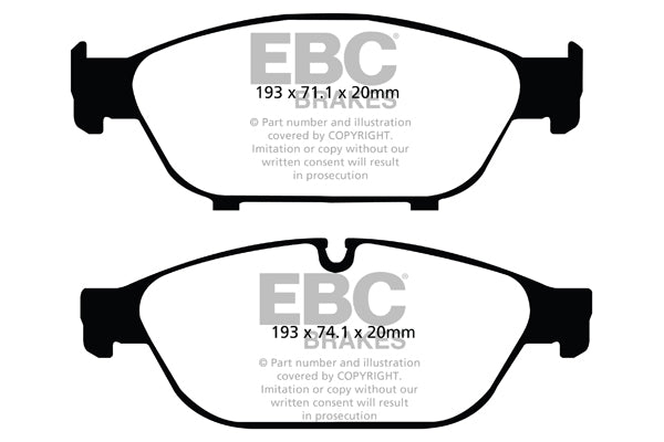 EBC Brakes Ultimax OE Replacement Brake Pad Set – DPX2086