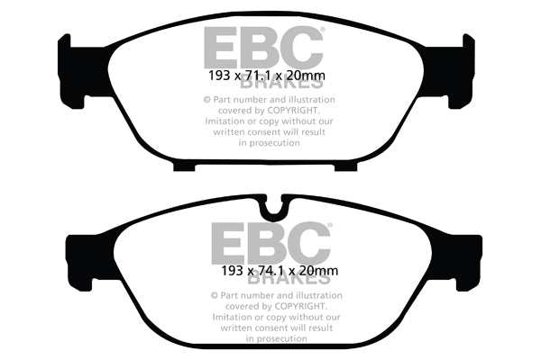 EBC Brakes Redstuff 3000 Series Sport Brake Pad Set DP32086C - Performance HQ - United Kingdom