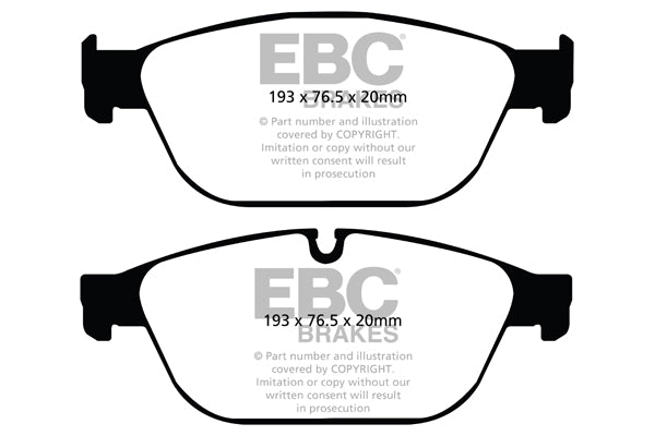 EBC Brakes Ultimax OE Replacement Brake Pad Set – DPX2087