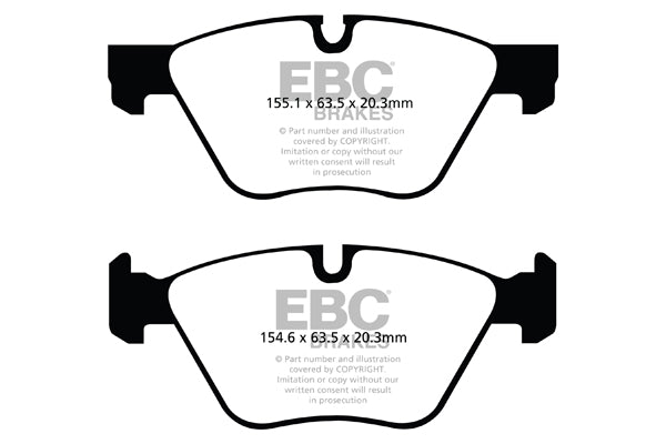 EBC Brakes Ultimax OE Replacement Brake Pad Set – DPX2088
