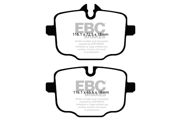 EBC Brakes Ultimax OE Replacement Brake Pad Set – DPX2089