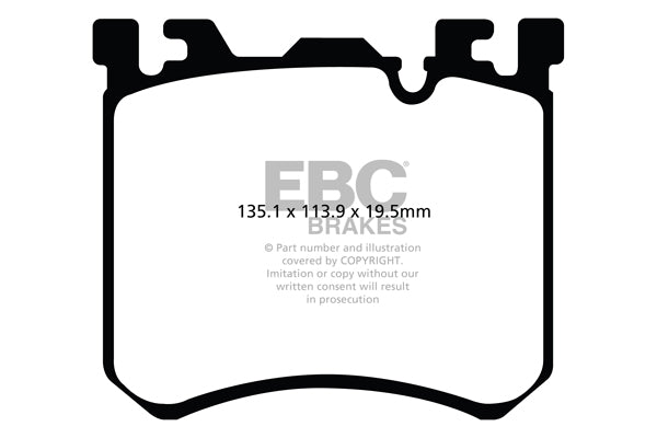 EBC Brakes Yellowstuff 4000 Series Street – DP42091R