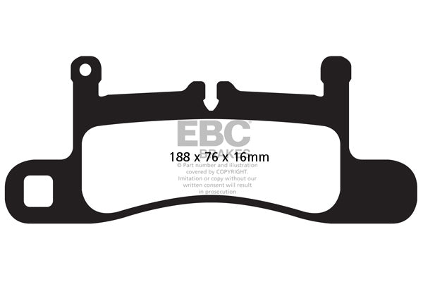 EBC Brakes Ultimax OE Replacement Brake Pad Set – DP817