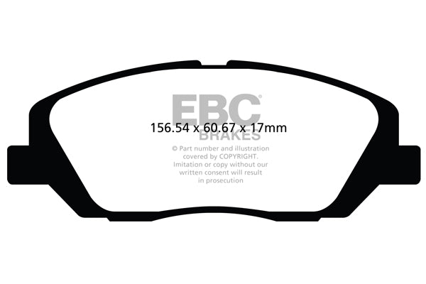 EBC Brakes Ultimax OE Replacement Brake Pad Set – DPX2100