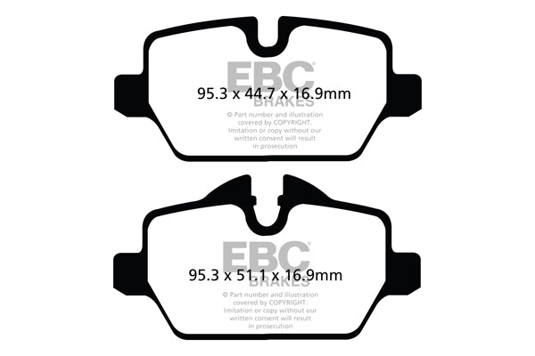 EBC Brakes Ultimax OE Replacement Brake Pad Set – DPX2102
