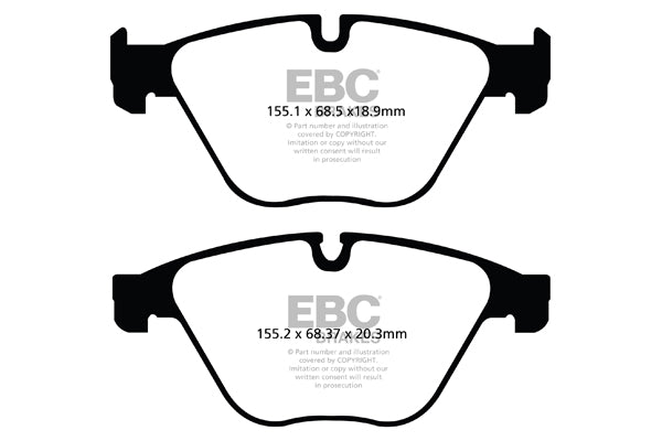 EBC Brakes Ultimax OE Replacement Brake Pad Set – DPX2103
