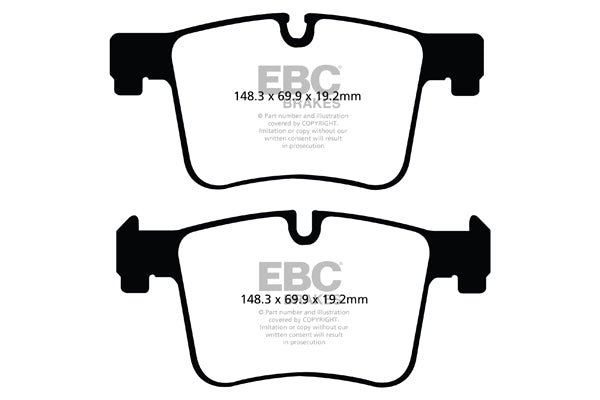 EBC Brakes Ultimax OE Replacement Brake Pad Set – DPX2105