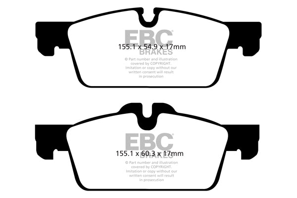 EBC Brakes Ultimax OE Replacement Brake Pad Set – DPX2106