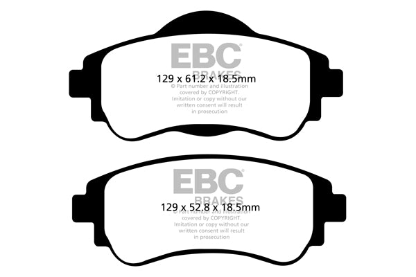 EBC Brakes Ultimax OE Replacement Brake Pad Set – DPX2109