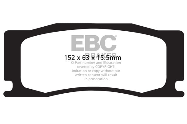 EBC Brakes Yellowstuff 4000 Series Street – DP42111R