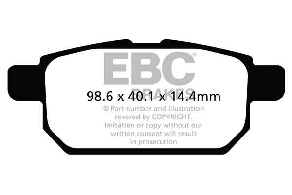 EBC Brakes Ultimax OE Replacement Brake Pad Set – DPX2120