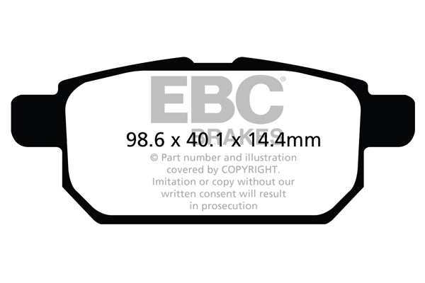 EBC Brakes Ultimax OE Replacement Brake Pad Set DPX2120 - Performance HQ - United Kingdom