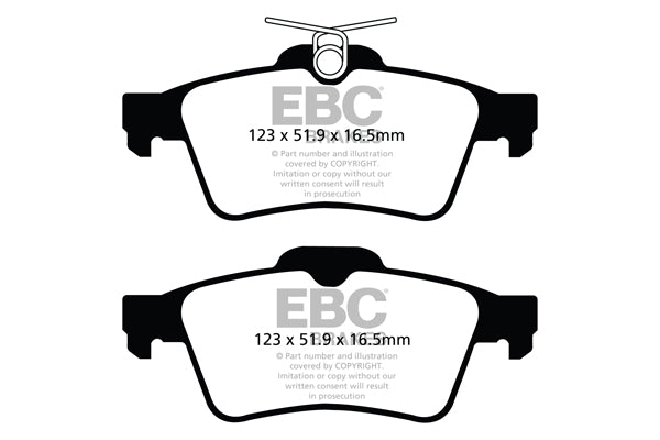 EBC Brakes Ultimax OE Replacement Brake Pad Set – DPX2121