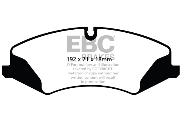 EBC Brakes Ultimax OE Replacement Brake Pad Set – DPX2123