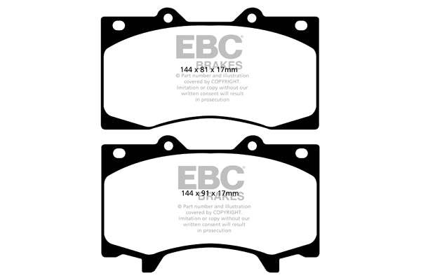EBC Brakes Ultimax OE Replacement Brake Pad Set – DPX2125