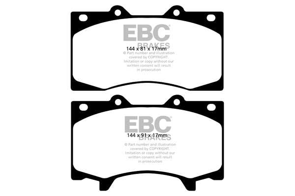 EBC Brakes Ultimax OE Replacement Brake Pad Set DPX2125 - Performance HQ - United Kingdom