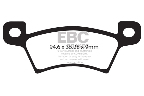 EBC Brakes Ultimax OE Replacement Brake Pad Set – DPX2127