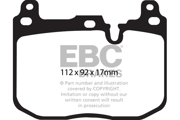 EBC Brakes Yellowstuff 4000 Series Street – DP42127R