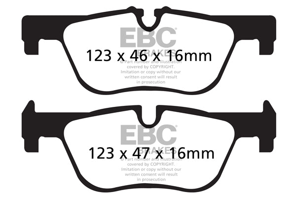 EBC Brakes Yellowstuff 4000 Series Street – DP42127R
