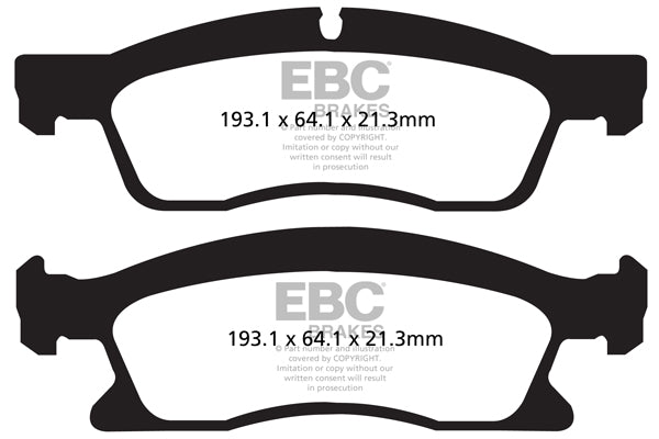 EBC Brakes Ultimax OE Replacement Brake Pad Set – DPX2136