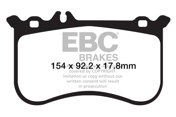 EBC Brakes Yellowstuff 4000 Series Street – DP42138R