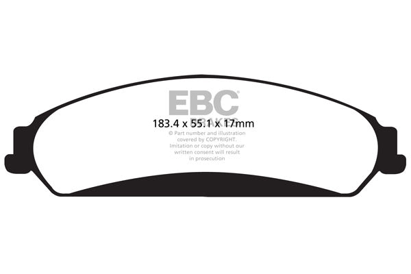 EBC Brakes Ultimax OE Replacement Brake Pad Set – DPX2139