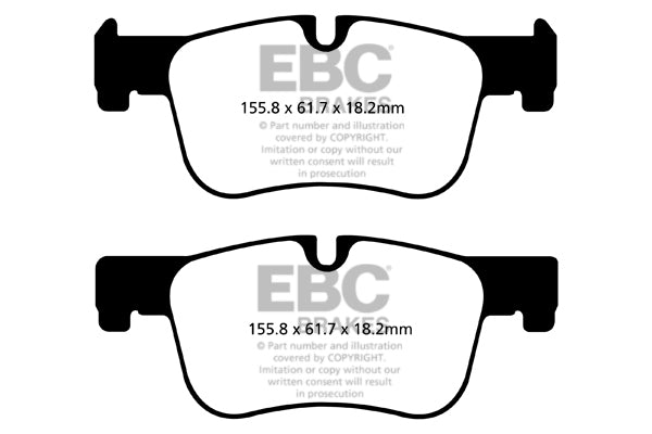 EBC Brakes Ultimax OE Replacement Brake Pad Set – DPX2143