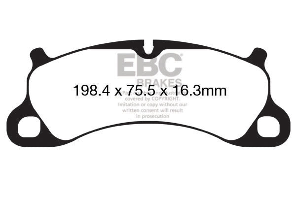 EBC Brakes Ultimax OE Replacement Brake Pad Set – DP817