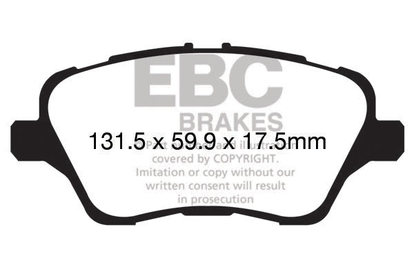 EBC Brakes Ultimax OE Replacement Brake Pad Set – DPX2149