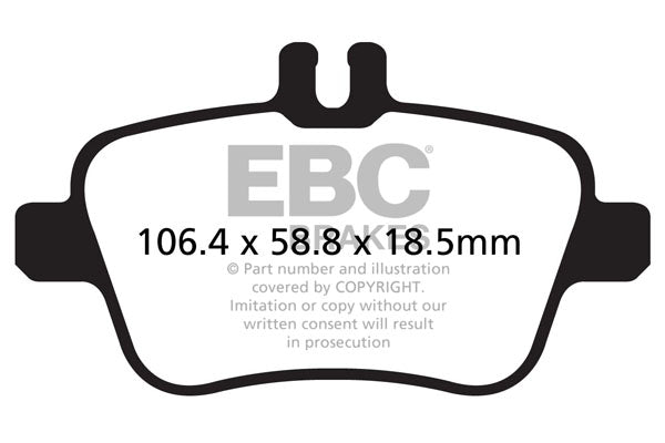 EBC Brakes Ultimax OE Replacement Brake Pad Set – DPX2157