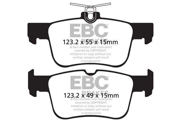 EBC Brakes Ultimax OE Replacement Brake Pad Set – DPX2160