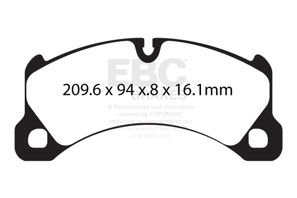 EBC Brakes Yellowstuff 4000 Series Street – DP42162R
