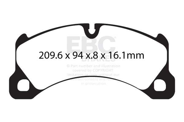 EBC Brakes Bundle Front 350mm GD Discs with Bluestuff Pads PD14KF1302 - Performance HQ - United Kingdom