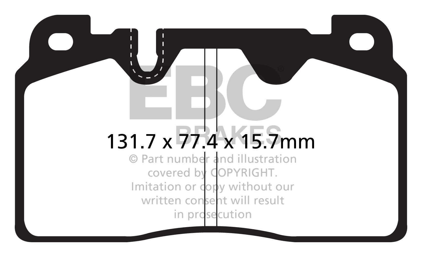 EBC Brakes Yellowstuff 4000 Series Street – DP42168R